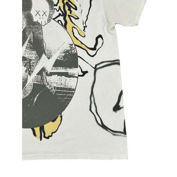 Travis Scott Cactus Jack x Kaws For Fragment Cream T Shirt Sz M - Picture 8 of 12